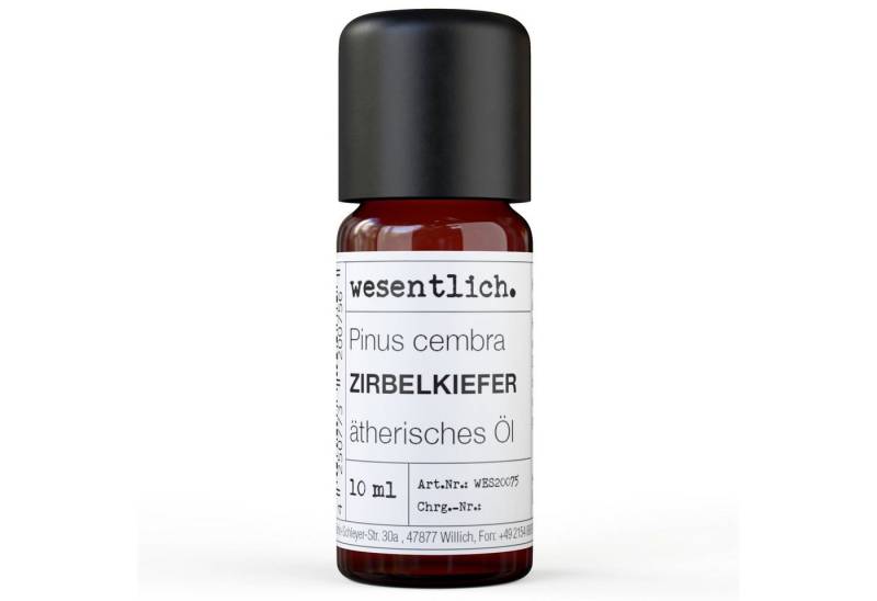 wesentlich. Duftlampe Zirbelkiefer 10ml - ätherisches Öl von wesentlich.