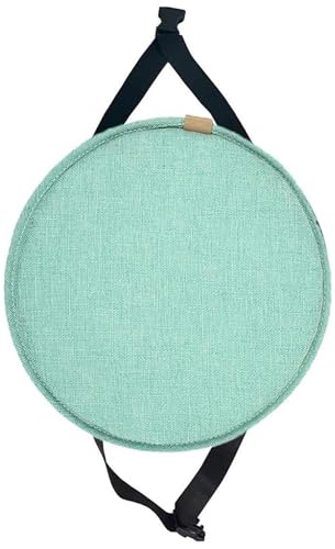 wesjmkh Durchmesser 30 Cm/33 Cm/35 Cm/40 Cm/45 cm,Runde Stuhlkissen for Hocker, Runde Sitzkissen for Küche Und Esszimmer, Runde Stuhlpolster for Hohe Hocker Mit Bändern(Green,30cm(1pack)) von wesjmkh