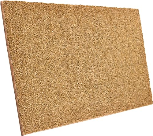 westbauer 100% Natur Kokos Fußmatte für Außen 17mm – Fussmatte Kokosmatte Schmutzfangmatte, rutschfest für Eingangsbereich & überdachten Außenbereich (40x80) von westbauer