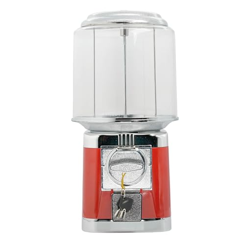 Nussautomat Old School mit 1,- € Münzeinwurf | Retro Automat für Nüsse, Futter, Snacks | Metallgehäuse abschließbar | Nostalgie Süßigkeitenautomat leer | 43,5 cm hoch – Für Zuhause & Futterstellen Nussautomat Old School mit 1,- € Münzeinwurf | Retro Automat für Nüsse, Futter, Snacks | Metallgehäuse abschließbar | Nostalgie Süßigkeitenautomat leer | 43,5 cm hoch – Für Zuhause & Futterstellen von what the shop