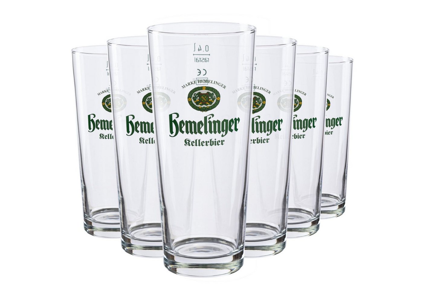 what the shop Bierglas 6x Hemelinger Frankonia Becher 0,25l von what the shop