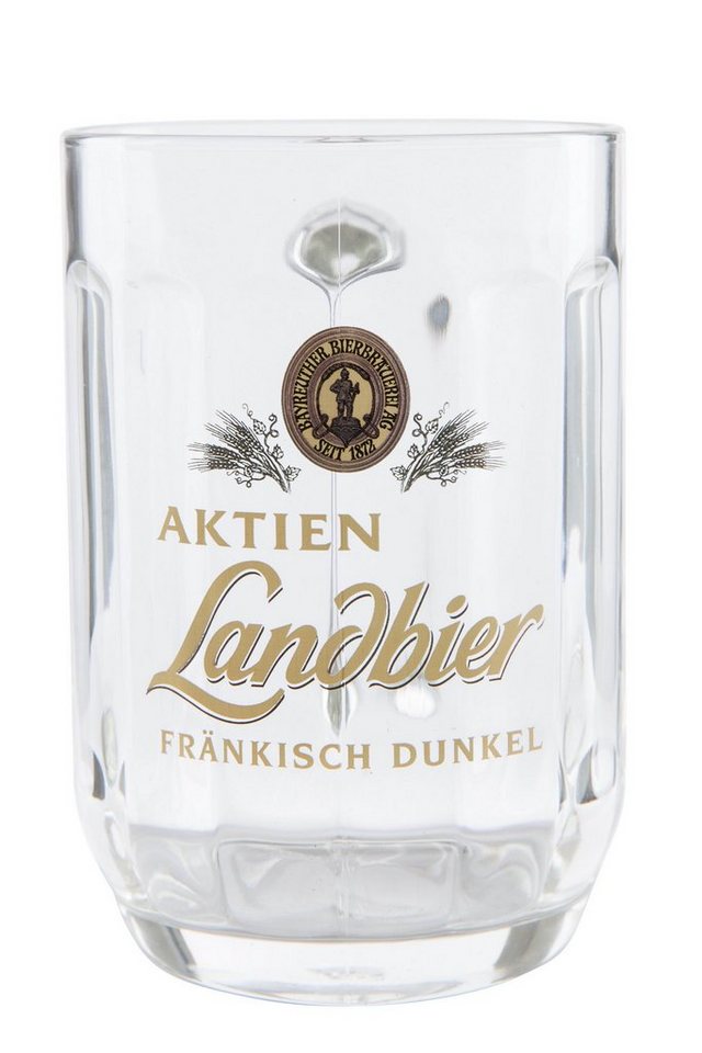 what the shop Bierglas Aktien Landbier Fränkisch Dunkel 0,5l 6er set von what the shop