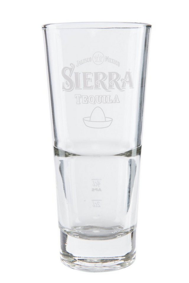 what the shop Longdrinkglas Sierra Tequila Gläser Set - 2 Stück 2/4cl geeicht Longdrink von what the shop