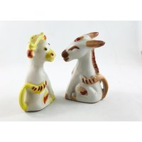 Vintage Mule Und Kuh Salz Pfefferstreuer von whatadishcollection