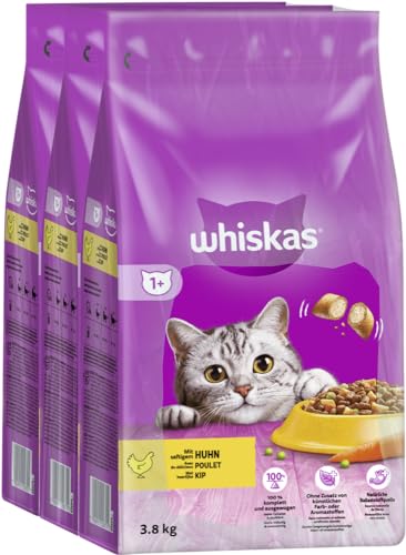WHISKAS Beutel Trocken Adult 1+ mit Huhn 3 x 3,8kg WHISKAS Beutel Trocken Adult 1+ mit Huhn 3 x 3,8kg von whiskas
