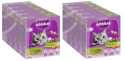 WHISKAS Karton Trocken 1+ Katzenfutter Katzentrockenfutter (2x5x 800g, Lamm) WHISKAS Karton Trocken 1+ Katzenfutter Katzentrockenfutter (2x5x 800g, Lamm) von whiskas