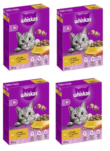WHISKAS Karton 7+ mit Huhn 4 x 800g WHISKAS Karton 7+ mit Huhn 4 x 800g von whiskas