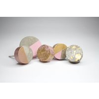 Roségoldener Möbelknopf | Blush Küchenknopf Pinker Rosen Schrankknopf von whitewashedshop