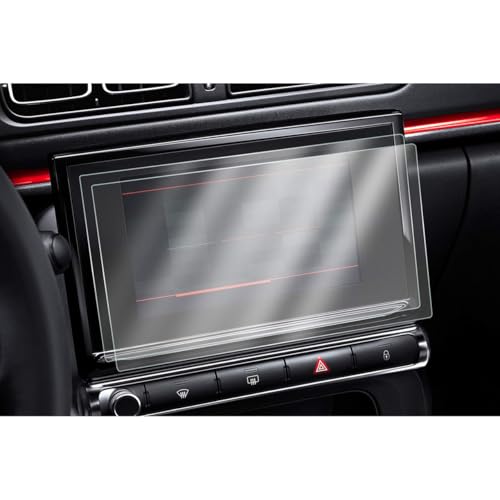 Tachoschutzfolie Displayschutzfolie passend für Citroen C3 2016-2019， Glas Technologie von whpqjmt