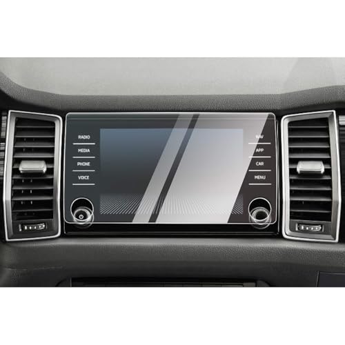 Tachoschutzfolie Displayschutzfolie passend für Skoda Karoq 2017-2025， Glas Technologie von whpqjmt