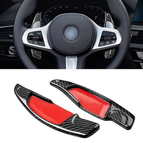 whpqjmt Schaltpaddles für BMW 2 3 4 5 6GT 7 8(G01-G38), X3 X4 X5 X6 X7 M5 M8 X3M X4M X5M | Hochwertige Verarbeitung | Perfekte Ergonomie |Einfacher Einbau von whpqjmt