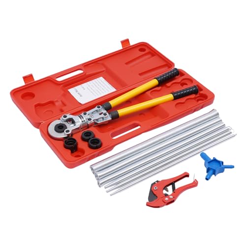Crimpzange 6 Tonnen Presskraft Verzinkter Stahl für Rohre 16-32mm mit Zubehörset TH20 TH26 TH32 Profi Werkzeug Sanitär Heizungsbau Crimpzange 6 Tonnen Presskraft Verzinkter Stahl für Rohre 16-32mm mit Zubehörset TH20 TH26 TH32 Profi Werkzeug Sanitär Heizungsbau von whsiodj