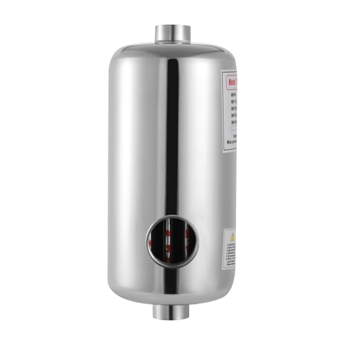 28kW Edelstahl 304 Wärmetauscher 150L/min Poolheizung Salzwasserfest ReversePort 9m³/h Gegenstrom-Prinzip Vertikal Horizontal Kompakt für Whirlpool Solaranbindung​ von whsiodj