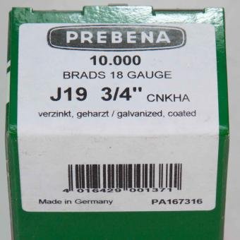 wibb-witte CNKHA Stauchkopfnägel Typ J verzinkt, Geharzt 16 mm - 50 mm (19 mm) von wibb-witte