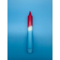 Dip Dye Kerzen // Einzeln Oder Im Set Handgefärbte in Rot Und Blau von wichtigeDinge