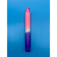 Dip Dye Kerzen // Einzeln Oder Im Set Handgefärbte in Lila Und Neon Pink von wichtigeDinge