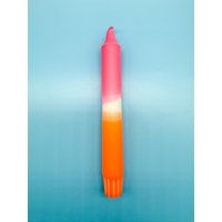 Dip Dye Kerzen // Einzeln Oder Im Set Handgefärbte in Neon Orange Und Pink Dip Dye Kerzen // Einzeln Oder Im Set Handgefärbte in Neon Orange Und Pink von wichtigeDinge
