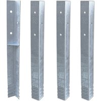 Bodenanker Erdanker Winkelanker-Set SolidLock für Spielturm & Schaukel, Anker, Pfostenanker für Klettergerüst & Gartenzaun - 4 Stk. - Wickey von wickey