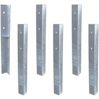 Wickey - Bodenanker Erdanker Winkelanker-Set SolidLock für Spielturm & Schaukel, Anker, Pfostenanker für Klettergerüst & Gartenzaun - 6 Stk. von wickey