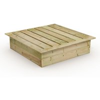 King Kong Sandkasten mit Deckel Sandkiste mit Sitzbank Garten Kinder Buddelkiste - 120 x 120 cm - Wickey King Kong Sandkasten mit Deckel Sandkiste mit Sitzbank Garten Kinder Buddelkiste - 120 x 120 cm - Wickey von wickey