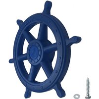 Spielturm-Spielzeugset Schiffslenker xxl: Navigiere mutig durch die wilden Wellen, Mit Soundeffekten beim Drehen, Extrem witterungsbeständig - blau von wickey