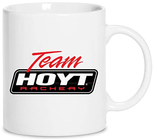 Team Hoyt Archery Logo Keramik Weiß Tassen Kaffeebecher Cup Mug von wigoro