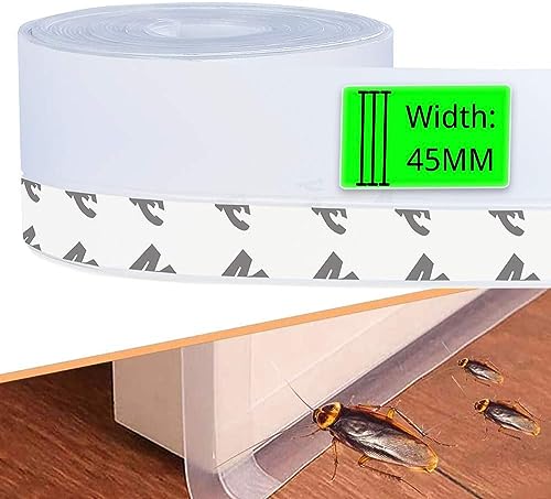 Dichtungsband Selbstklebend, Zugluftstopper Für Türen, Fenster, Multifunktions Duschdichtung, Türdichtung, Fensterdichtung,Schalldicht, Winddicht, Staubschut von wigtda