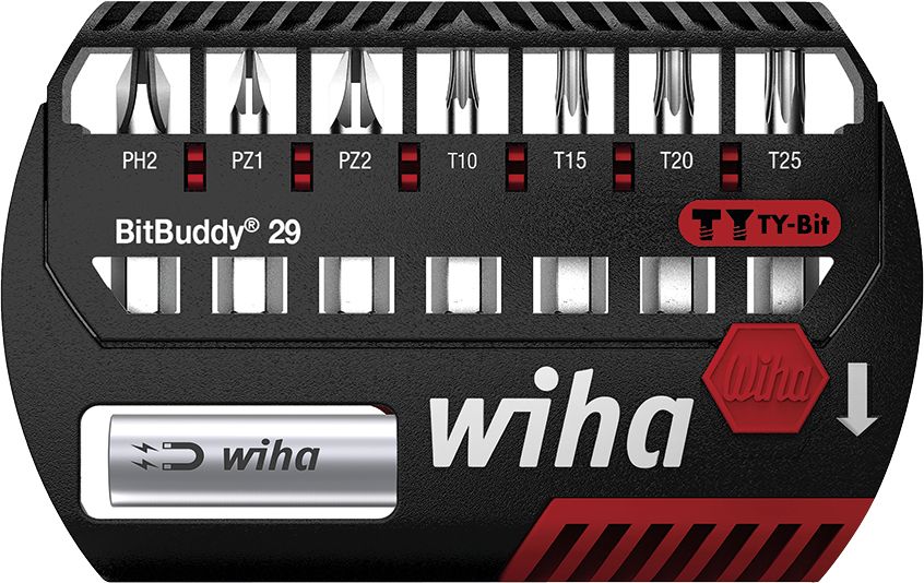 Wiha Bit-Set 8-teilig TX Phillips Pozidriv 1/4 von wiha Premium