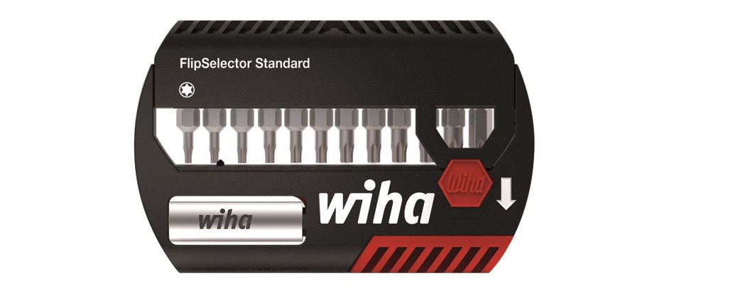 Wiha Bit-Set Flip Selector 13-teilig mit Gürtelclip von wiha Premium