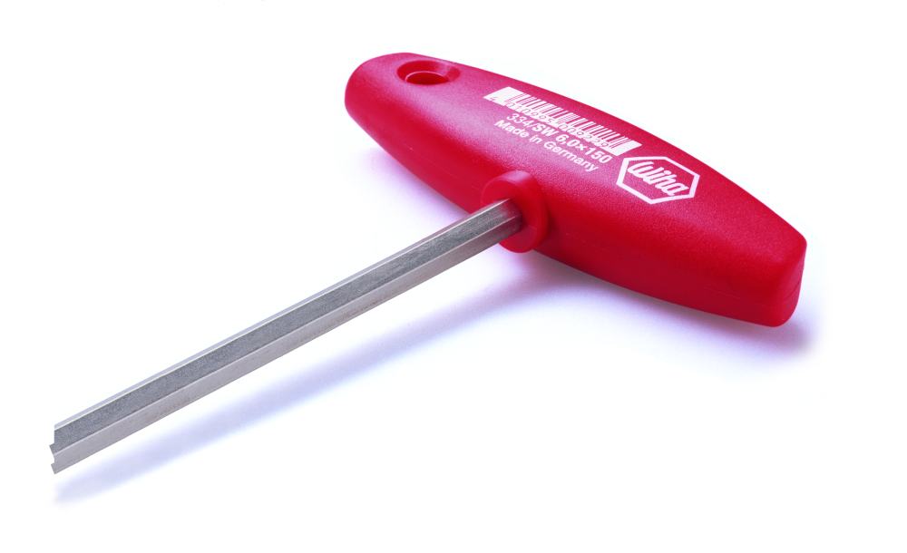 Wiha Quergriff-Stiftschlüssel Sechskant 3 x 150 mm Chrom-Vanadium-Stahl von wiha Premium
