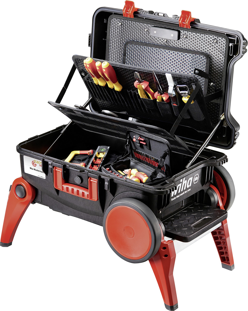 Wiha Werkzeugkoffer Set XXL III electric 46-teilig 45253 von wiha Premium
