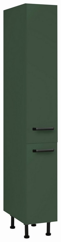 wiho Küchen Apothekerschrank Simi Soft-Close-Funktion in Schubkästen und Auszügen, verstellbare Füße von wiho Küchen