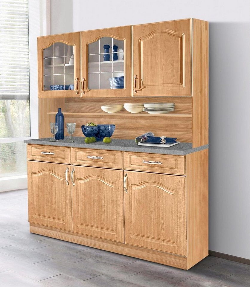 wiho Küchen Küchenbuffet Linz 150 cm breit, in Landhaus-Optik wiho Küchen Küchenbuffet Linz 150 cm breit, in Landhaus-Optik von wiho Küchen