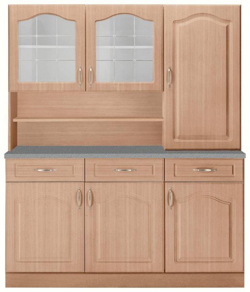 wiho Küchen Küchenbuffet Linz 150 cm breit, in Landhaus-Optik von wiho Küchen