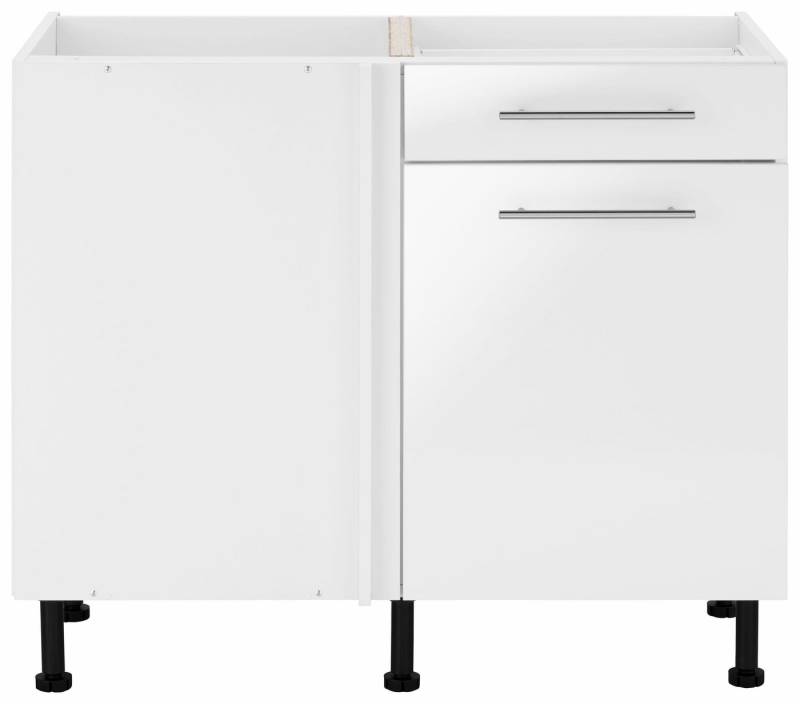 wiho Küchen Eckunterschrank Ela mit Metallgriffen wiho Küchen Eckunterschrank Ela mit Metallgriffen von wiho Küchen