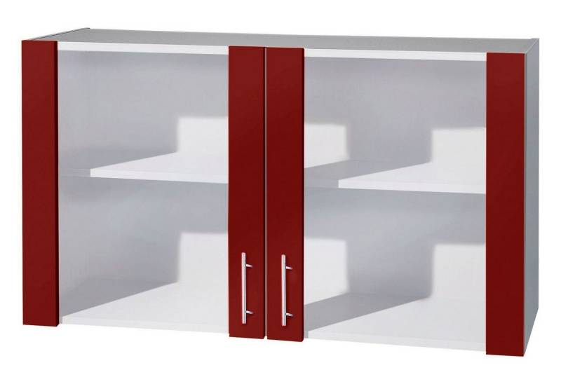 wiho Küchen Glashängeschrank Kiel Front mit Glaseinsatz von wiho Küchen