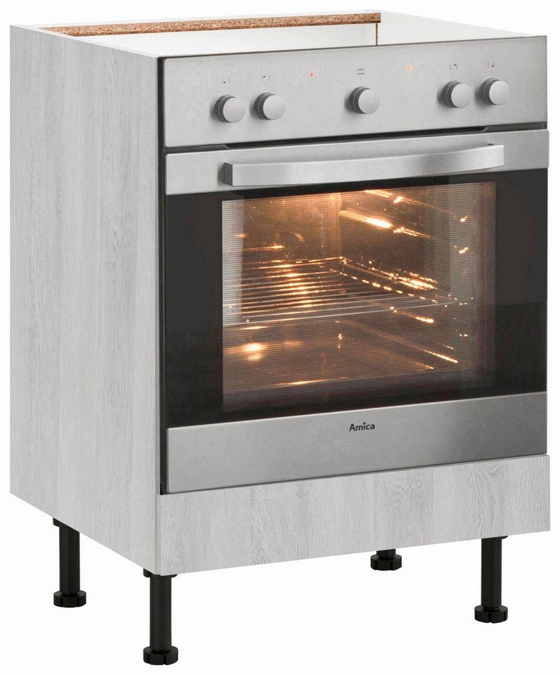wiho Küchen Herdumbauschrank Nisos 60 cm breit, mit verstellbaren Füßen, ohne Arbeitsplatte wiho Küchen Herdumbauschrank Nisos 60 cm breit, mit verstellbaren Füßen, ohne Arbeitsplatte von wiho Küchen