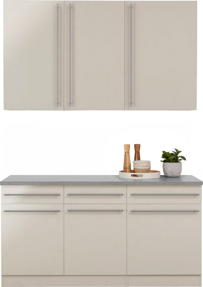 wiho Küchen Pantryküche Chicago, ohne E-Geräte, Breite 160 cm von wiho Küchen