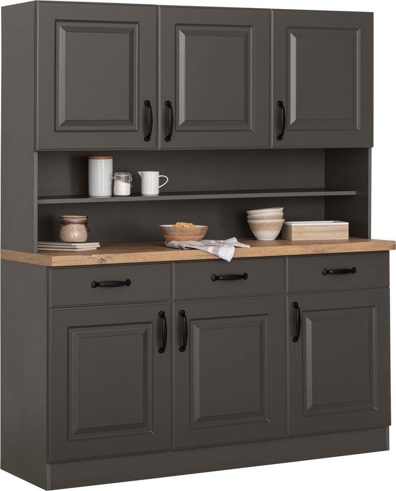 wiho Küchen Küchenbuffet Erla 150 cm breit mit Kassettenfront wiho Küchen Küchenbuffet Erla 150 cm breit mit Kassettenfront von wiho Küchen