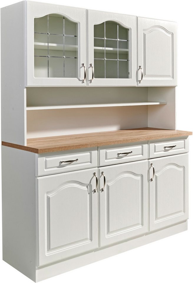 wiho Küchen Küchenbuffet Linz 150 cm breit, in Landhaus-Optik wiho Küchen Küchenbuffet Linz 150 cm breit, in Landhaus-Optik von wiho Küchen