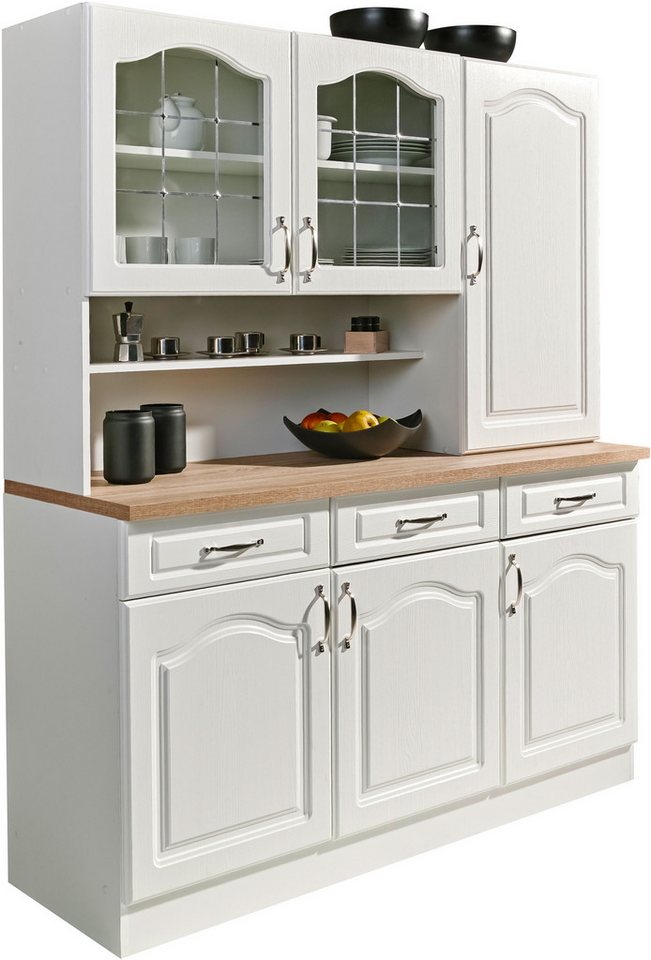 wiho Küchen Küchenbuffet Linz 150 cm breit, in Landhaus-Optik wiho Küchen Küchenbuffet Linz 150 cm breit, in Landhaus-Optik von wiho Küchen