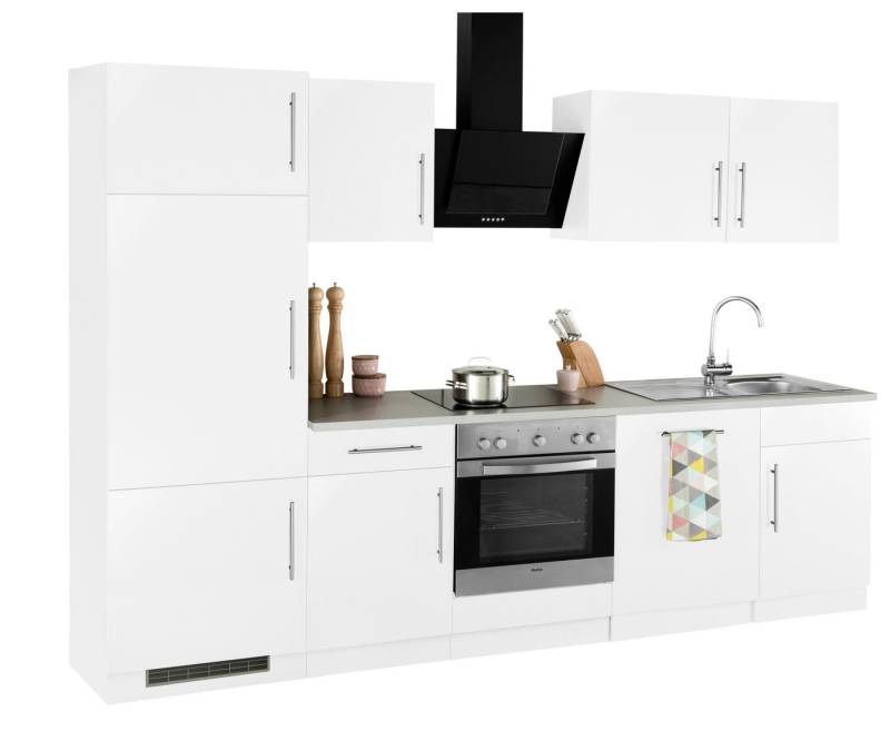 wiho Küchen Küchenzeile Cali, mit E-Geräten, Breite 280 cm von wiho Küchen