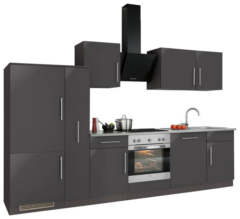 wiho Küchen Küchenzeile Cali, mit E-Geräten, Breite 310 cm von wiho Küchen