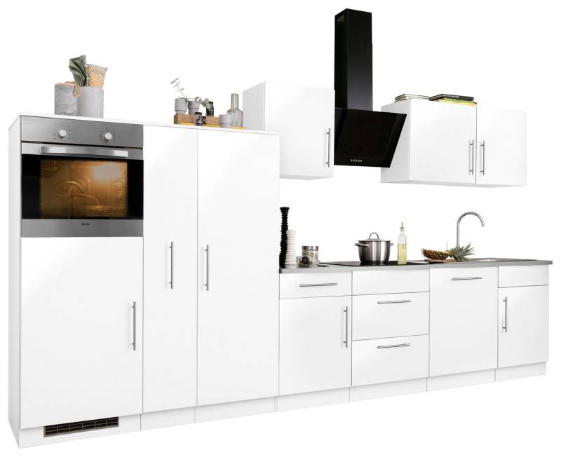 wiho Küchen Küchenzeile Cali, mit E-Geräten, Breite 360 cm von wiho Küchen