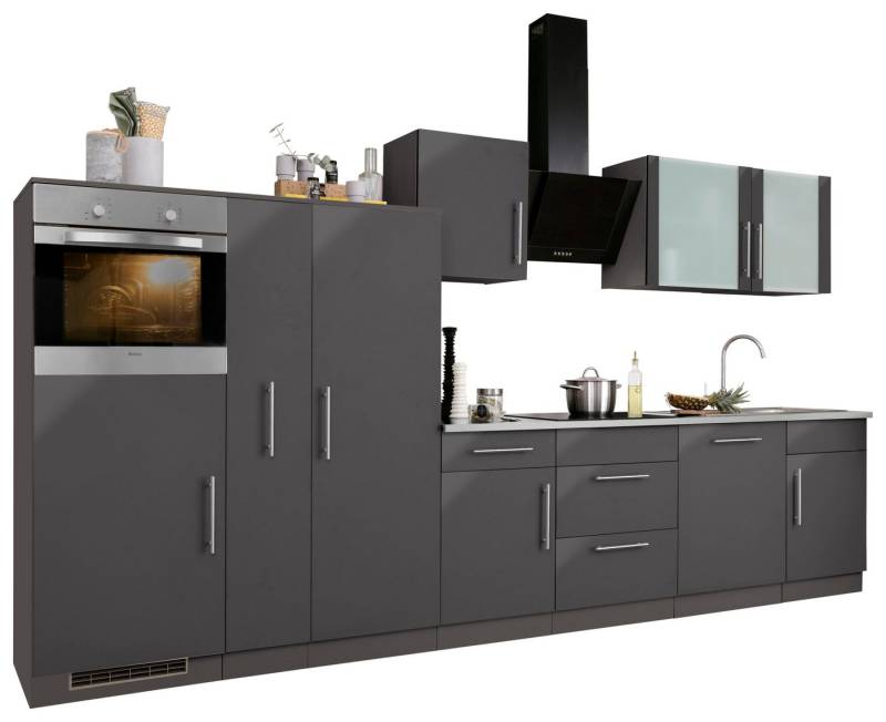 wiho Küchen Küchenzeile Cali, mit E-Geräten, Breite 360 cm von wiho Küchen