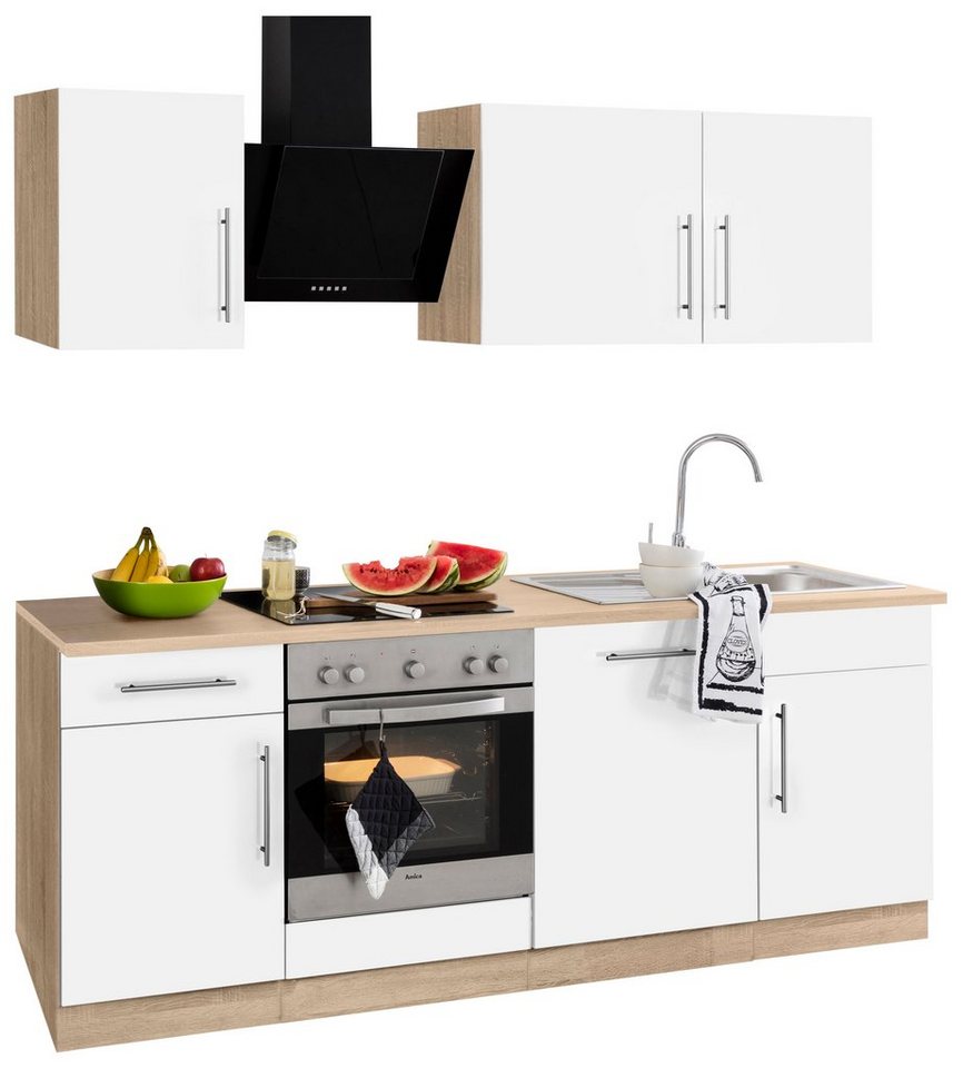 wiho Küchen Küchenzeile Cali, ohne E-Geräte, Breite 220 cm von wiho Küchen