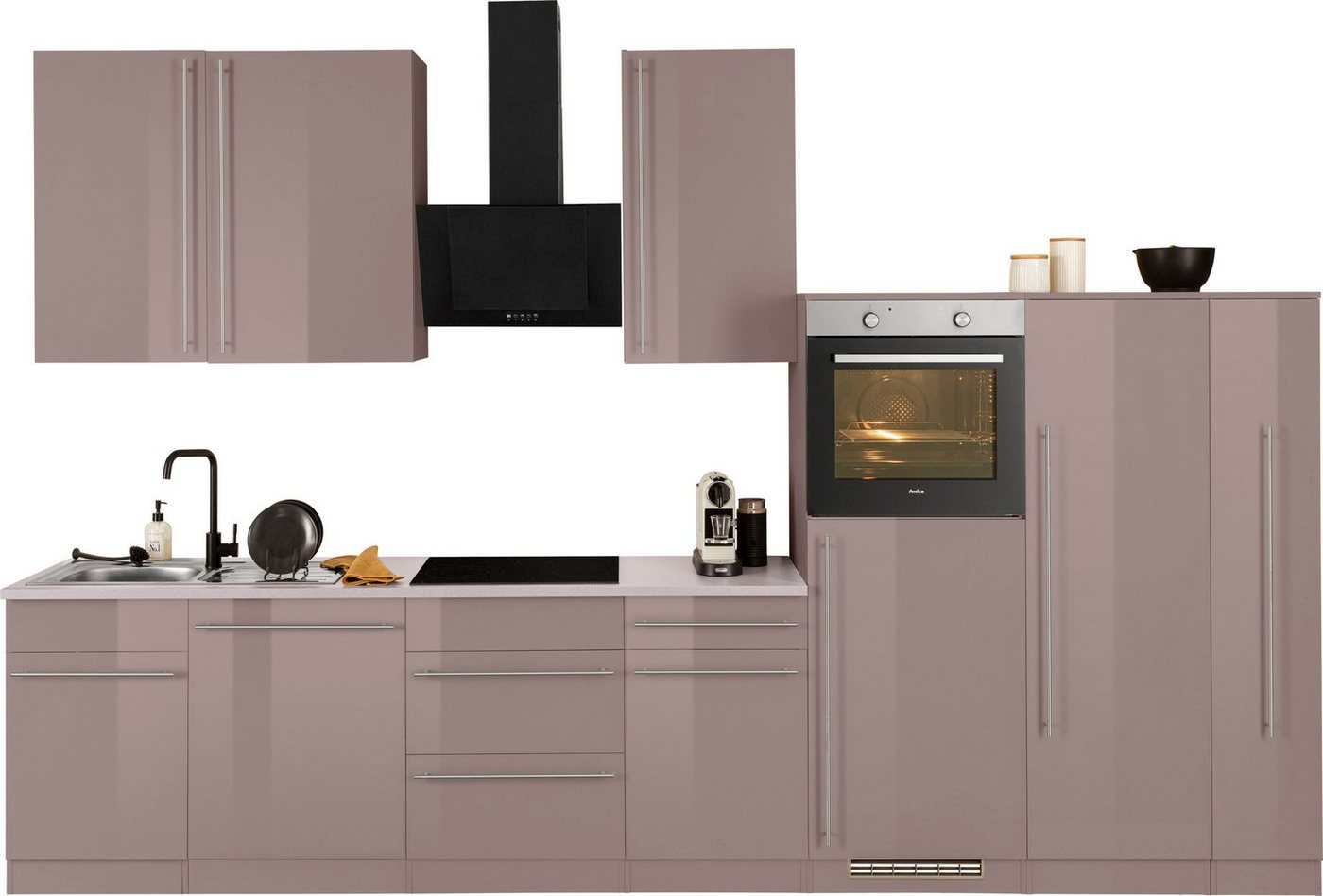 wiho Küchen Küchenzeile Chicago, mit E-Geräten, Breite 360 cm von wiho Küchen