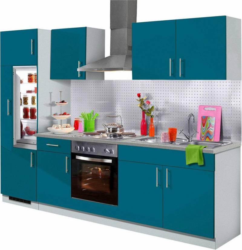 wiho Küchen Küchenzeile Kiel, mit E-Geräten, Breite 270 cm von wiho Küchen