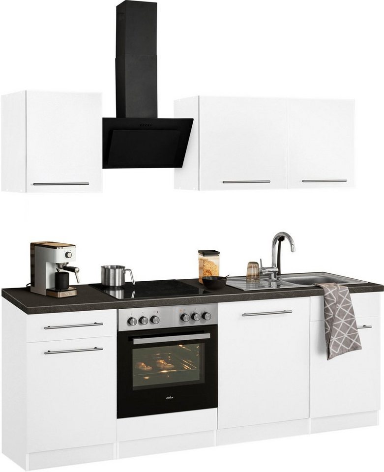 wiho Küchen Küchenzeile Unna, mit E-Geräten, Breite 220 cm von wiho Küchen