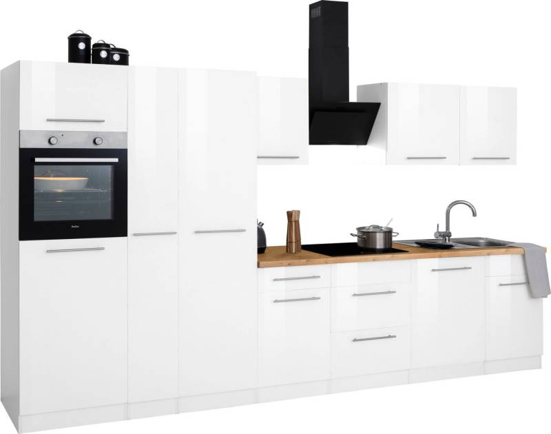 wiho Küchen Küchenzeile Unna, mit E-Geräten, Breite 360 cm von wiho Küchen